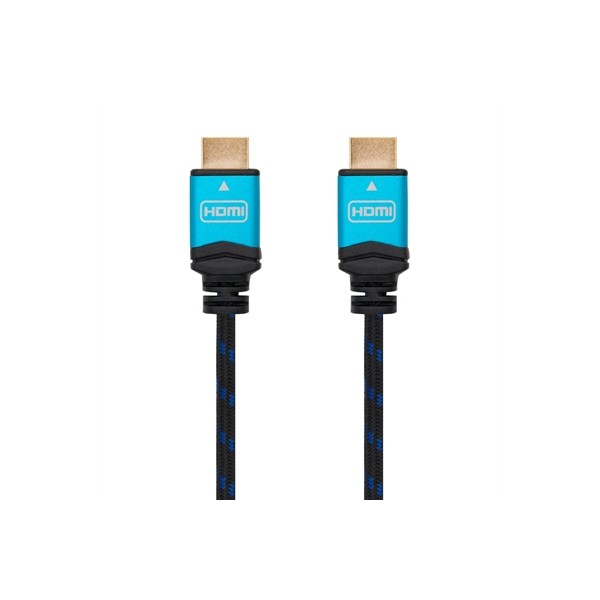 Cable hdmi 2.0 nanocable 4k 0.5m - macho - macho - negro