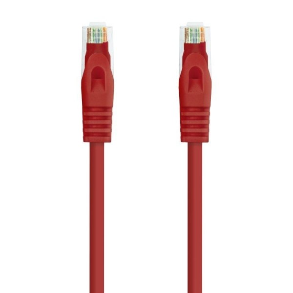 Cable de Red RJ45 UTP Nanocable 10.20.1800-L25-R Cat.6A/ LSZH/ 25cm/ Rojo