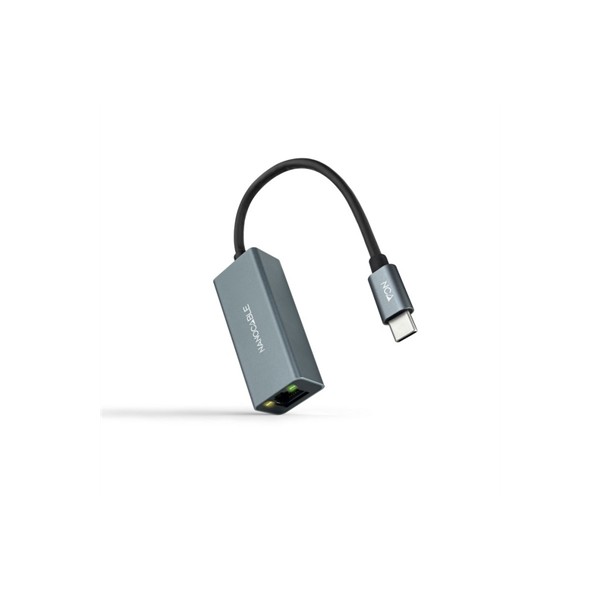 Adaptador nanocable conversor usb - c ethernet gigabit
