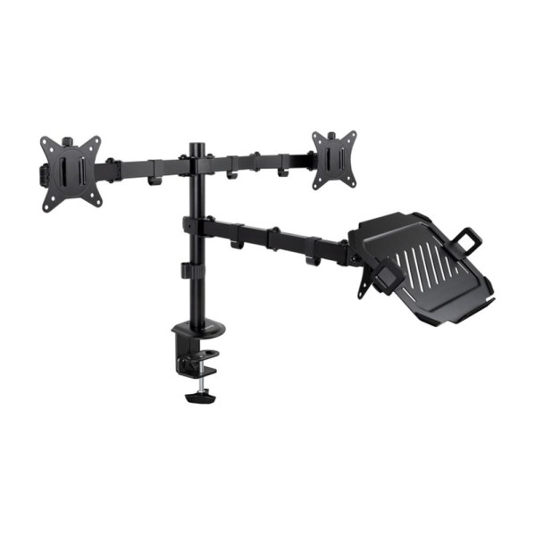 Soporte mesa tooq vesa hasta 32 pulgadas 100x100mm max 9kg - brazo