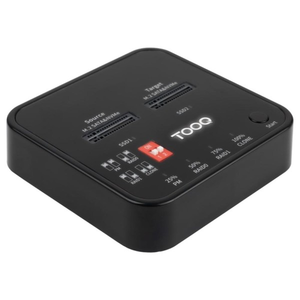 Duplicador disco duro ssd m.2 tooq tqds - 201b