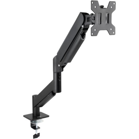 Soporte de Mesa para Monitor TooQ DB1340TNR-B/ Giratorio/ Inclinable/ Rotatorio/ Nivelable hasta 10kg