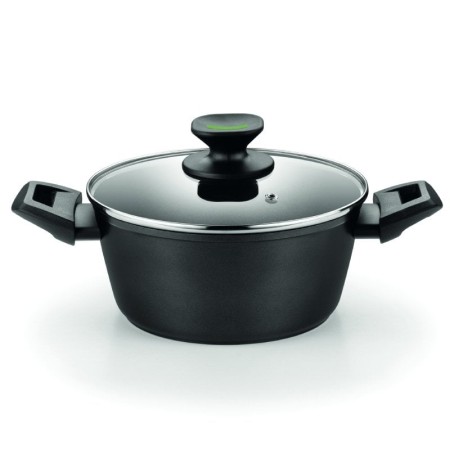 Cacerola Alta Monix Green M480320/ Ø20cm/ Aluminio forjado/ Apta para Inducción