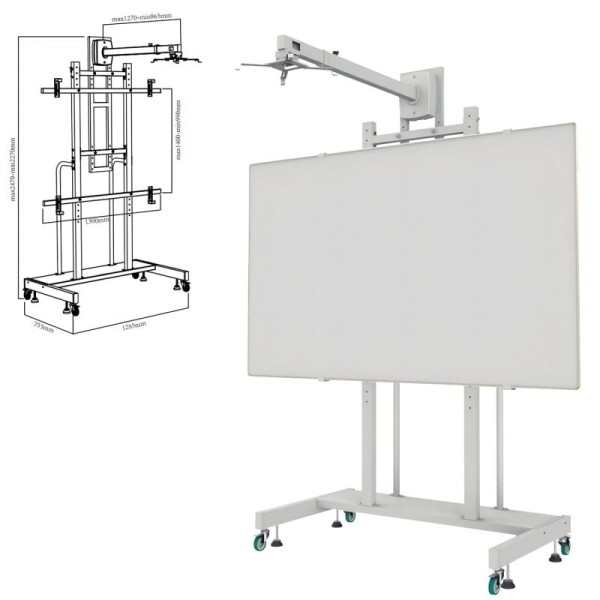 Soporte para Pizarra Interactiva Approx appIBSTD/ 80-120″