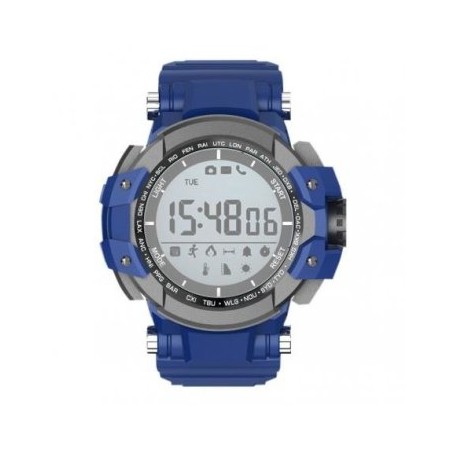 RELOJ INTELIGENTE DEPORTIVO BILLOW XS15BL ANTI-SHOCK IP68 BT 4.0 G-SENSOR PILA INTERNA 12 MESES AZU