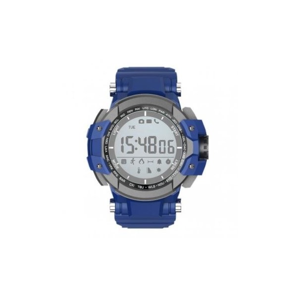 RELOJ INTELIGENTE DEPORTIVO BILLOW XS15BL ANTI-SHOCK IP68 BT 4.0 G-SENSOR PILA INTERNA 12 MESES AZU