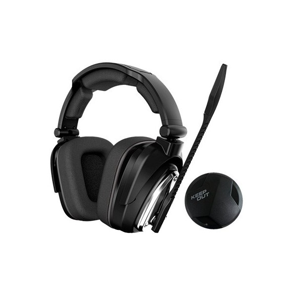 Auriculares con microfono keep out hxair 7.1 effect - wireless - pc - ps3 - ps4 - xbox