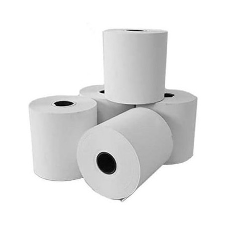 PACK DE 10 ROLLOS DE PALPEL TERMICO DE 57x55mm LIBRE DE BISFENOL A
