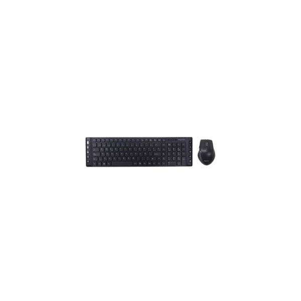TECLADO Y MOUSE APPROX WIRELESS MX430 DISE¥O COMPACTO 2.4GHZ USB APPROX COLOR NEGRO