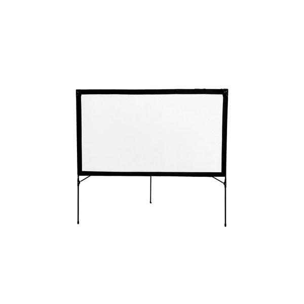 PANTALLA MURAL PORTATIL APPROX 77″ 183x102 cm MARCO PLEGABLE PROYECCION DE DOBLE CARA BOLSA DE TRANS