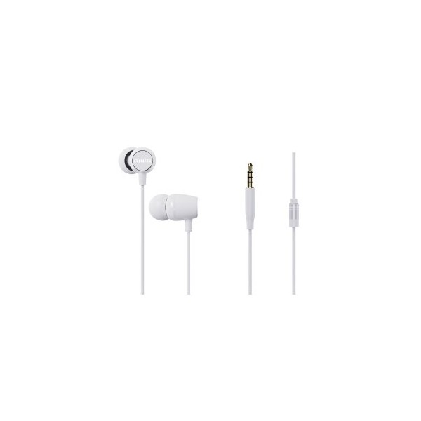 AURICULAR INTRAUDITIVO AIWA ESTM-20WH ALTAVOZ NEODIMIO 10mm CABLE SIN ENREDOS MICROFONO ALUMINIO