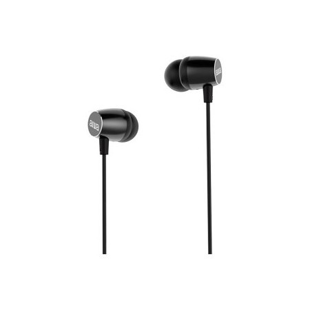AURICULAR INTRAUDITIVO AIWA ESTM-30BK BLACK 3,5mm DREIVER NEODIMIO 10mm DINAMICO MICRO INCORPORADO