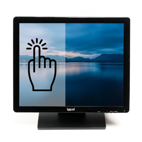 iggual Monitor táctil resistivo 19″ USB VGA HDMI