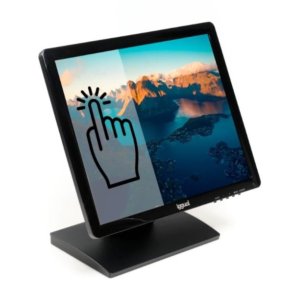 iggual Monitor táctil resistivo 17″ USB VGA HDMI