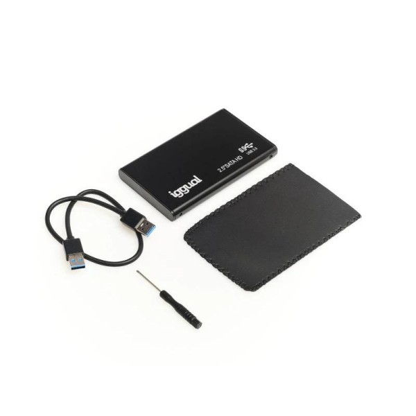 iggual Caja externa aluminio SSD 2.5″ SATA USB 3.0