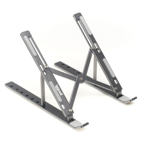 iggual Soporte elevador plegable portátil 17″ gris