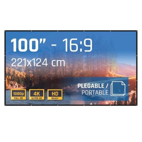 iggual Pantalla plegable ECO-COST 100″ 16:9