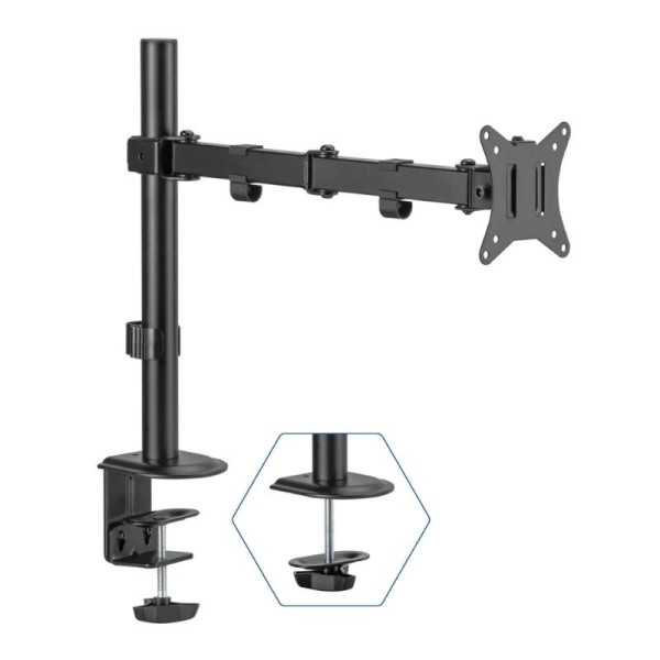 iggual SPM01 Soporte pinza mesa 1 monitor 17″-32″