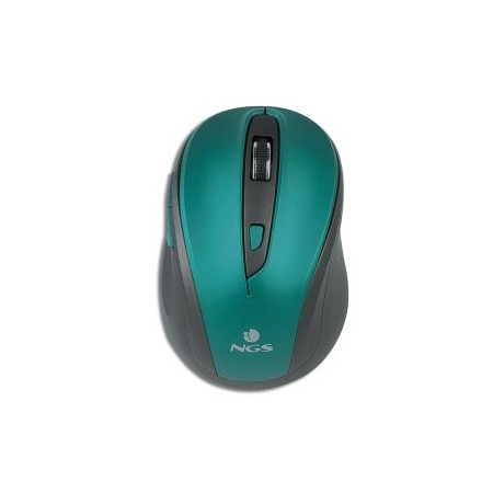 (Km0) MOUSE NGS WIRELESS EVO MUTE 800/1600DPI 2.4GHz NANO RECEPTOR USB COLOR AZUL