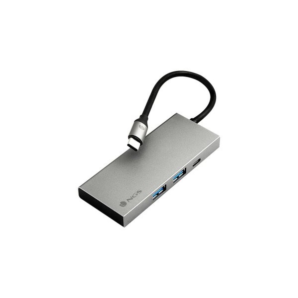ADAPTADOR MULTIPUERTO USB-C WONDERDOCK4PRO D ALUMINIO QUE INCLUYE USB 3,0, USB-C CON CARGA PD, HDMI