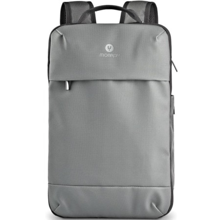 Mochila Expansible NGS Monray Sacks Horizon para Portátiles hasta 14″/ Impermeable/ Gris