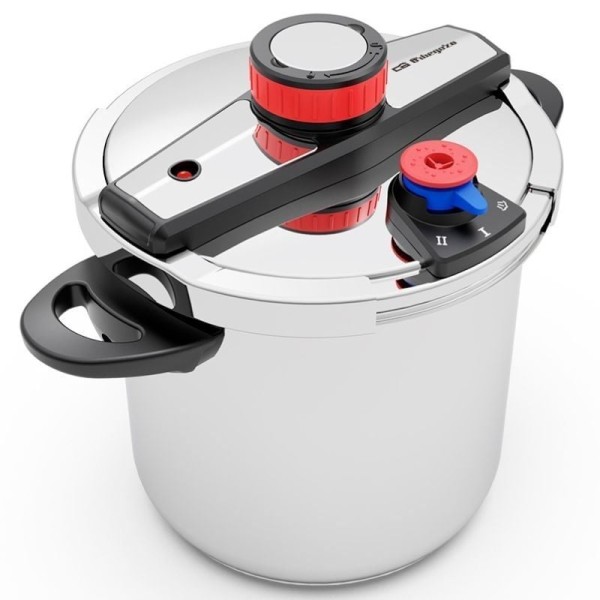 Olla a Presión Orbegozo HP 8200/ 8L/ Acero Inoxidable/ Apta para Inducción