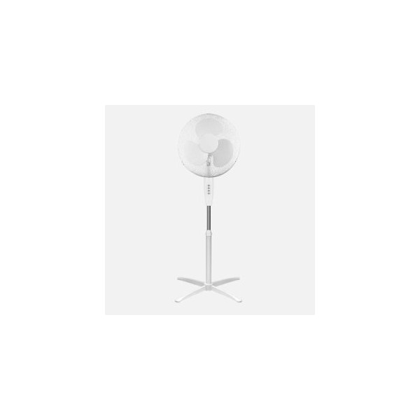 VENTILADOR DE PIE FABRILAMP FLIP 45W 3X ASPAS 3X VELOCIDADES DIAMETRO 40CM ORIENTABLE REGULABLE BLAN