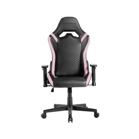 SILLA GAMER MARS GAMING MGCPROBPK NEGRA CON DETALLE ROSAS BRAZOS REGULABLES EN ALTURA RECLINABLE 135