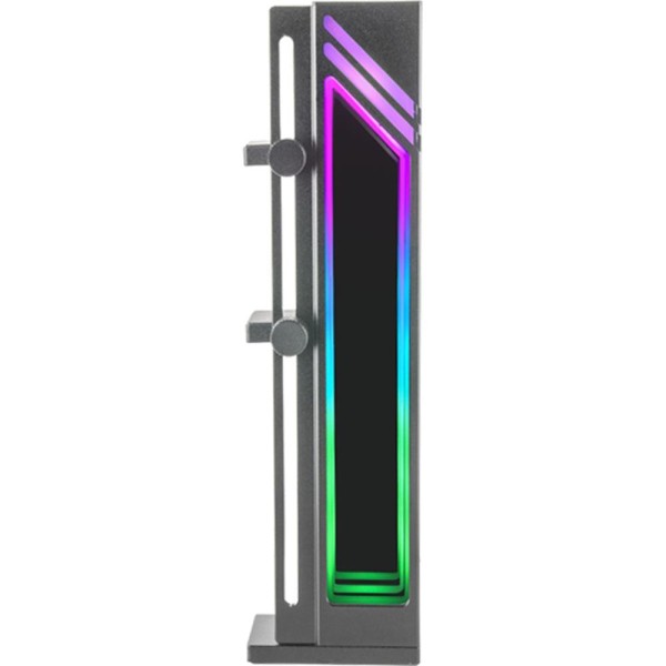 Soporte para vga universal mars gaming mcagcb argb infinity mirror negro