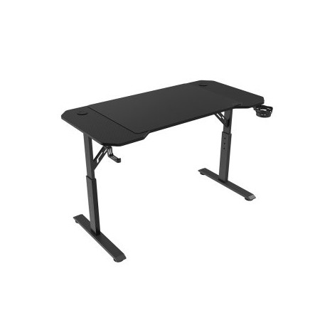 MESA MARS GAMING MGD ERGO 120 REGULABLE EN ALTURA TABLERO NEGRO 120x60 CHASIS DE ACERO ALF. XXL