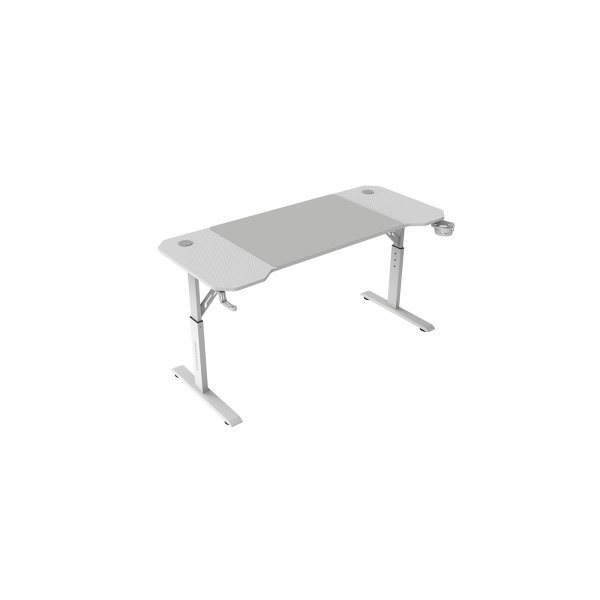 MESA MARS GAMING MGD ERGO 140 REGULABLE EN ALTURA TABLERO BLANCO 140x60 CHASIS DE ACERO ALF. XXL