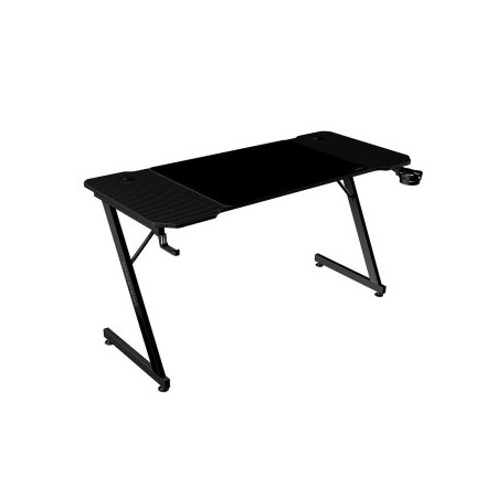 MESA MARS GAMING MGD X140 CHASIS DE ACERO TABLERO NEGRO 140x60 DISEÑO FIBRA CARBONO ALF. XXL