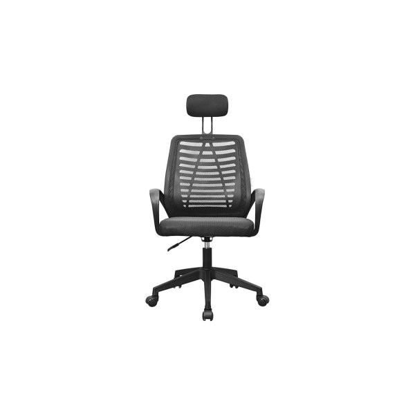 SILLA ERGONOMICA MARS GAMING MGCERGOBBK NEGRO RESPALDO EN MALLA TRANSPIRABLE REPOSACABEZAS AJUSTABLE