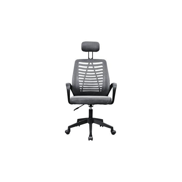 SILLA ERGONOMICA MARS GAMING MGCERGOBBGR GRIS RESPALDO EN MALLA TRANSPIRABLE REPOSACABEZAS AJUSTABLE