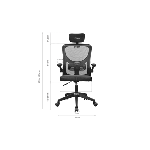 SILLA ERGONOMICA MARS GAMING MGCERGOPLUS GRIS MALLA TRANSPIRABLE REPOSACABEZAS Y REPOSABRAZOS