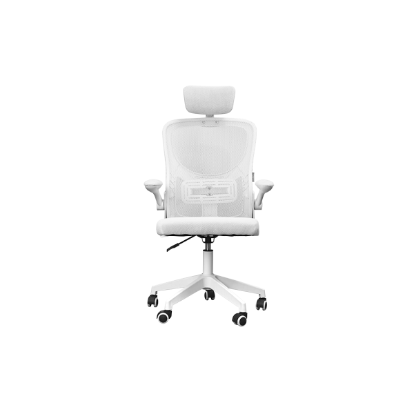 SILLA ERGONOMICA MARS GAMING MGCERGOPLUSW BLANCO MALLA TRANSPIRABLE REPOSACABEZAS