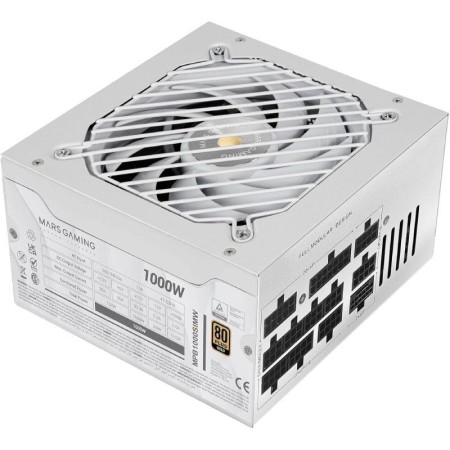 Fuente de Alimentación Mars Gaming MPB1000SIM/ 1000W/ Ventilador 14cm/ ATX 3.1/ PCIe 5.1/ 80 Plus Gold