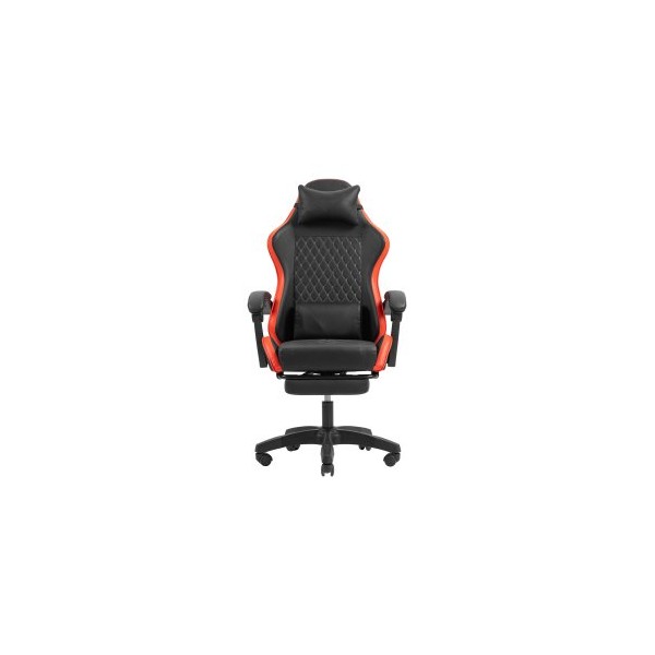 SILLA GAMER MARS GAMING MGCXBBL NEGRA Y ROJA RECLINABLE REPOSABRAZOS AJUSTABLE REPOSAPIES COJINES