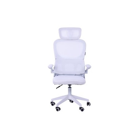 SILLA ERGONOMICA MARS GAMING MGCERGOPROWH MALLA TRANSPIRABLE SOPORTE LUMBAR BLANCO