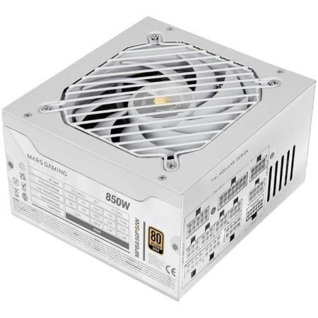 Fuente de Alimentación Mars Gaming MPB850PSI/ 850W/ Ventilador 14cm/ ATX 3.1/ PCIe 5.1/ 80 Plus Gold
