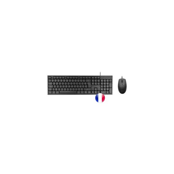Teclado + raton tacens anima acp02fr negro frances