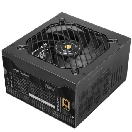 Fuente de Alimentación Mars Gaming MPB750PSI/ 750W/ Ventilador 14cm/ ATX 3.1/ PCIe 5.1/ 80 Plus Gold