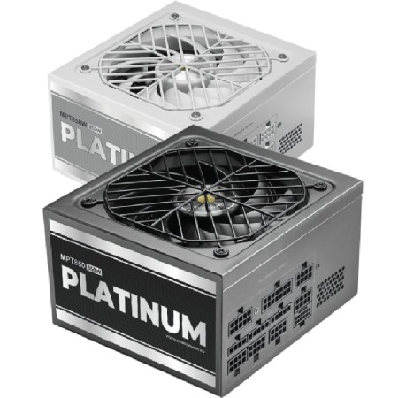 Fuente de Alimentación Mars Gaming MPT850/ 850W/ Ventilador 14cm/ ATX 3.1/ PCIe 5.1/ 80 Plus Platinum/ Negra