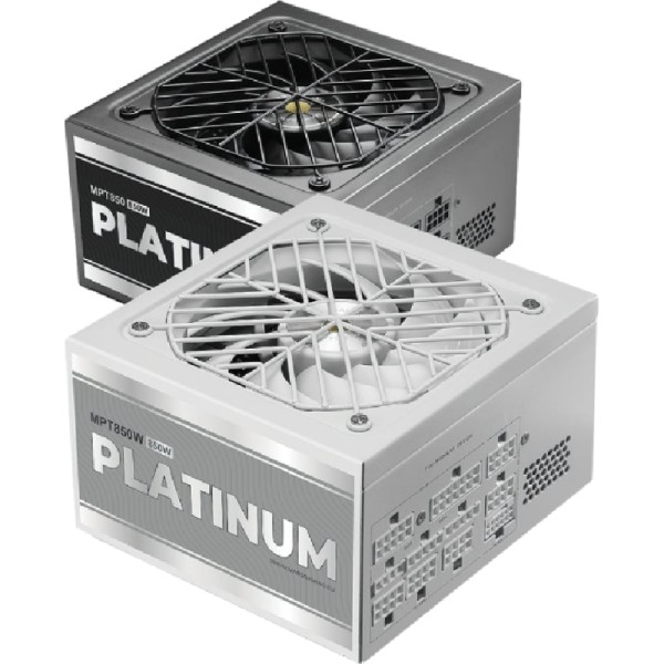Fuente de Alimentación Mars Gaming MPT850/ 850W/ Ventilador 14cm/ ATX 3.1/ PCIe 5.1/ 80 Plus Platinum/ Blanca