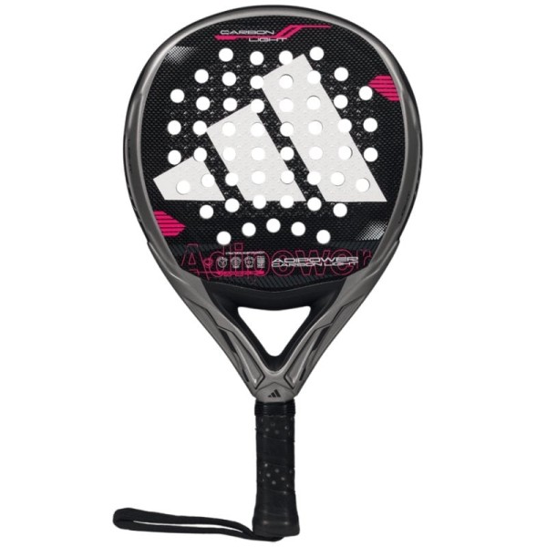 Pala de Pádel Adidas Adipower Carbon Light 3.4/ Negra