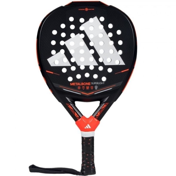Pala de Pádel Adidas Metalbone Superlight 2026/ Negra y Naranja