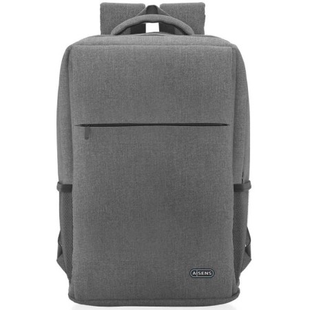 Mochila Aisens ASBG-BP081-GR para Portátiles hasta 17″/ Gris