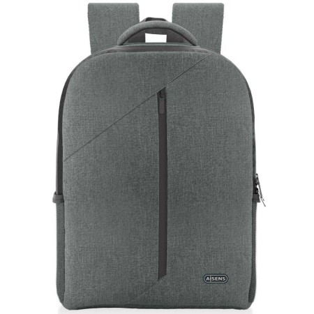 Mochila Aisens Premium ASBG-BP084-GR para Portátiles hasta 15.6″/ Gris