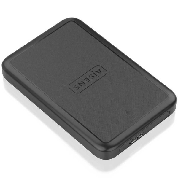 Caja Externa para Disco Duro de 2.5″ Aisens ASE-2519B/ USB 3.1/ Sin Tornillos