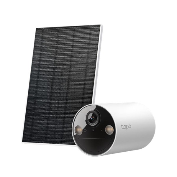 Camara de seguridad wifi tp - link tapo tc82 kit vision nocturna  panel solar